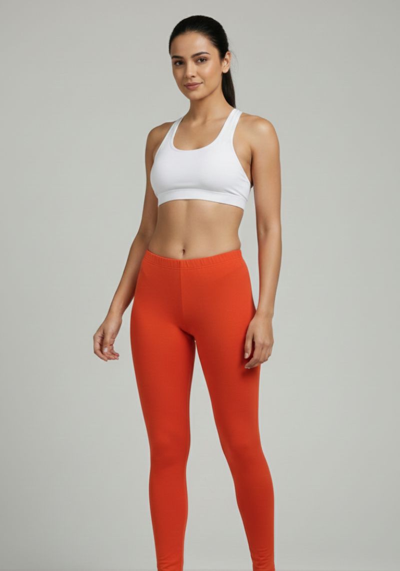 WOMENS LEGGINGS [MD] - INTERNATIONAL ORANGE