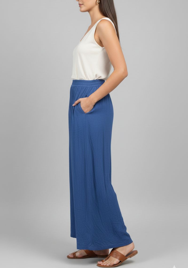 WOMENS PALAZZO - EGYPTIAN [ BLUE ]