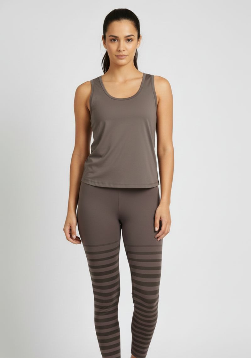 WOMENS LEGGINGS [MD] - WENGE [BROWN]