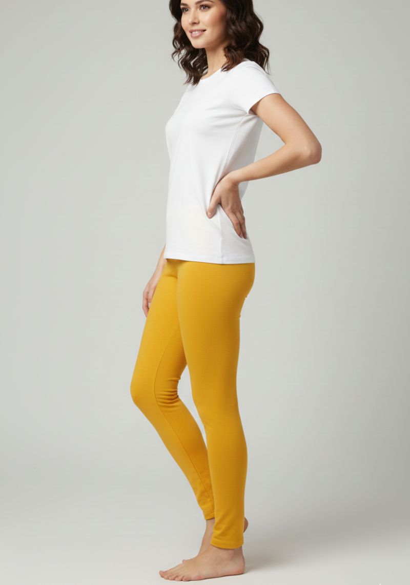 WOMENS LEGGINGS [MD] - BRIGHT YELLOW