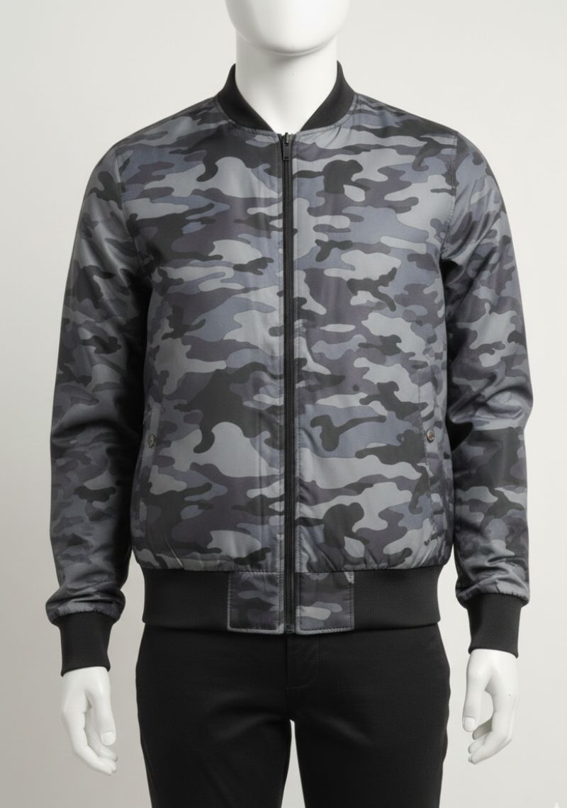 WINTER JACKET - OLIVE AND BLACK