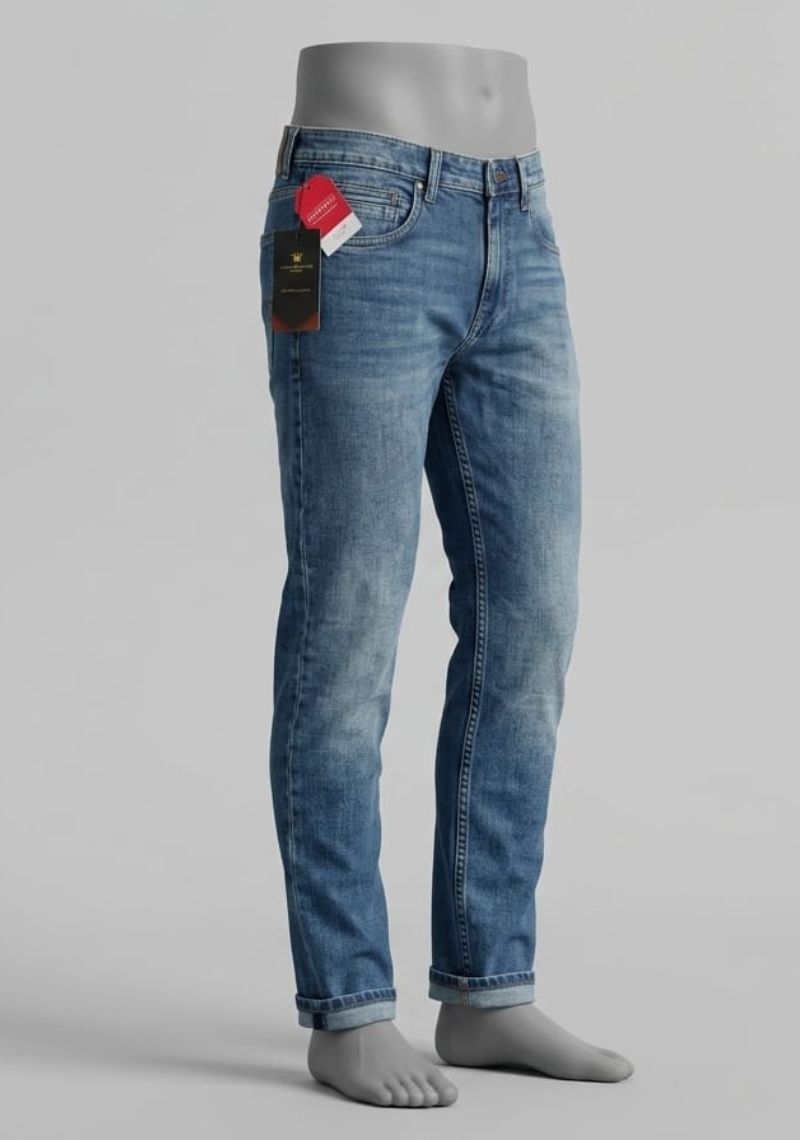 Mens Denim Pant(Slim Fit)- indigo(ED)