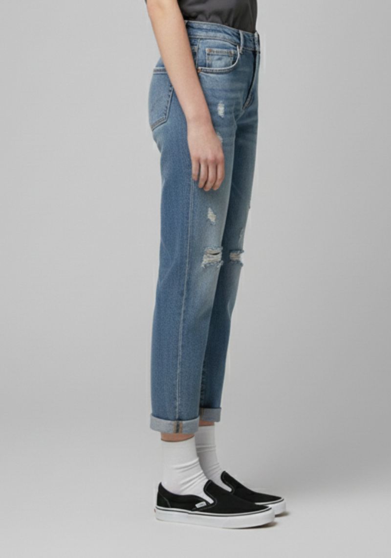 WOMEN JEAN (SL)-DARK BLUE TONED