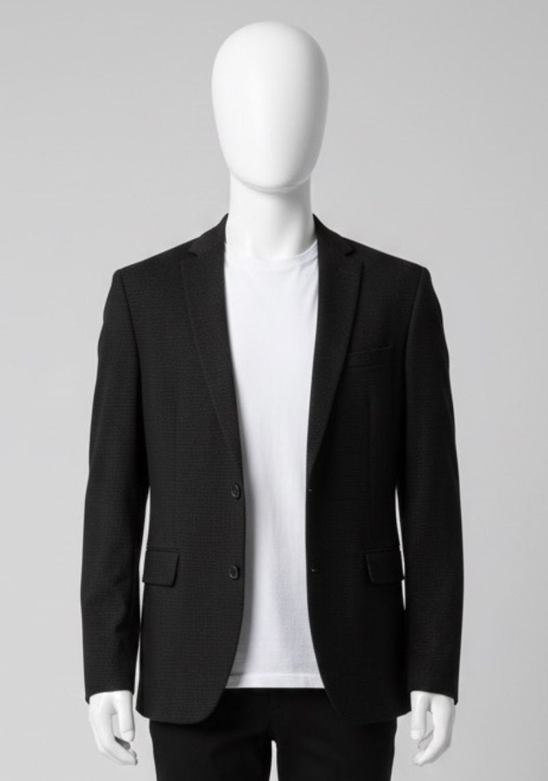 MENS BLAZER - PLAIN BLACK