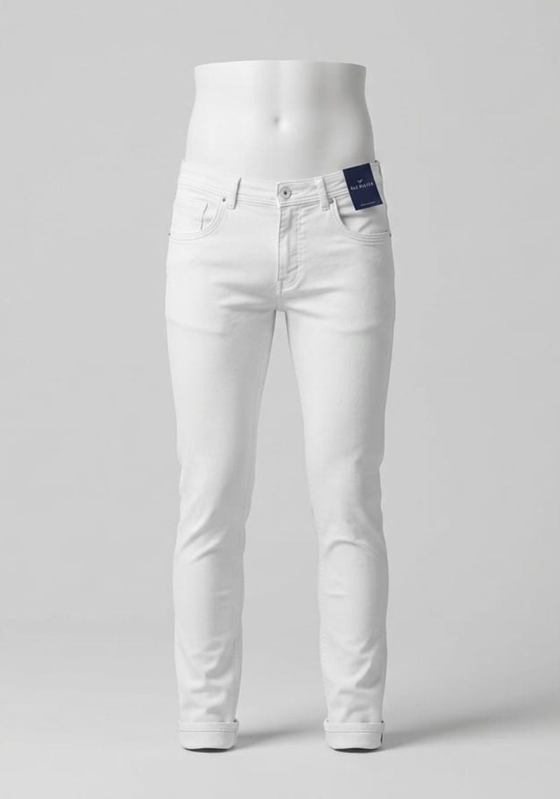 Mens Denim Pant - White(ED)