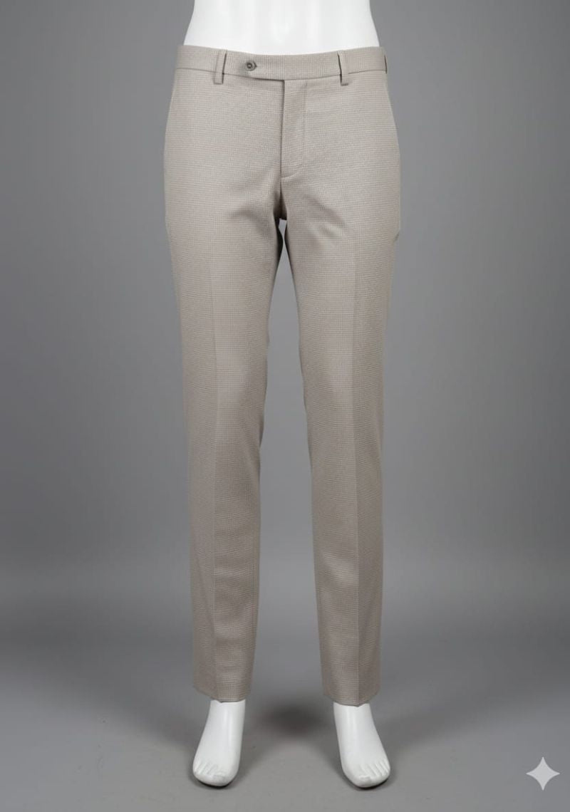 Men Formal Trouser -Light SandED)