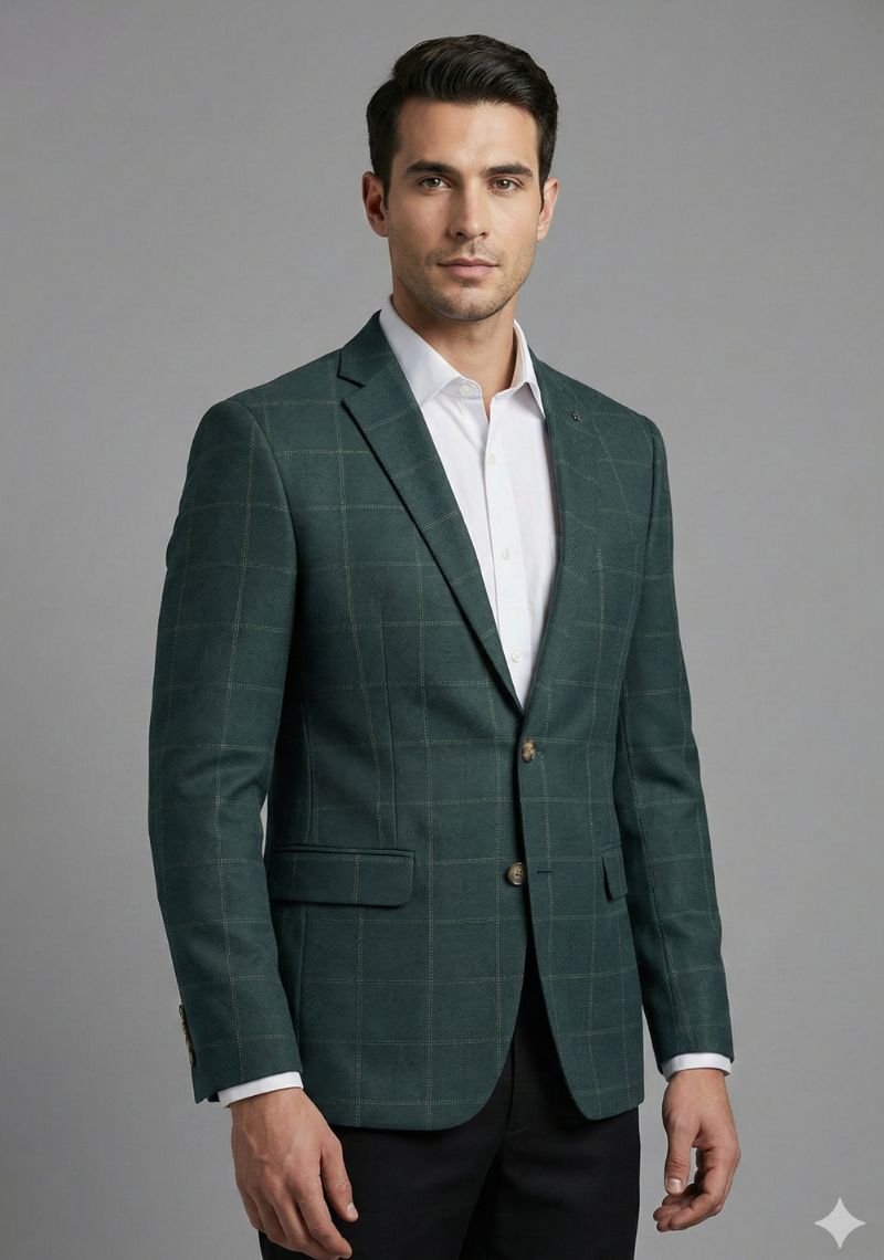 MENS BLAZER - GREEN
