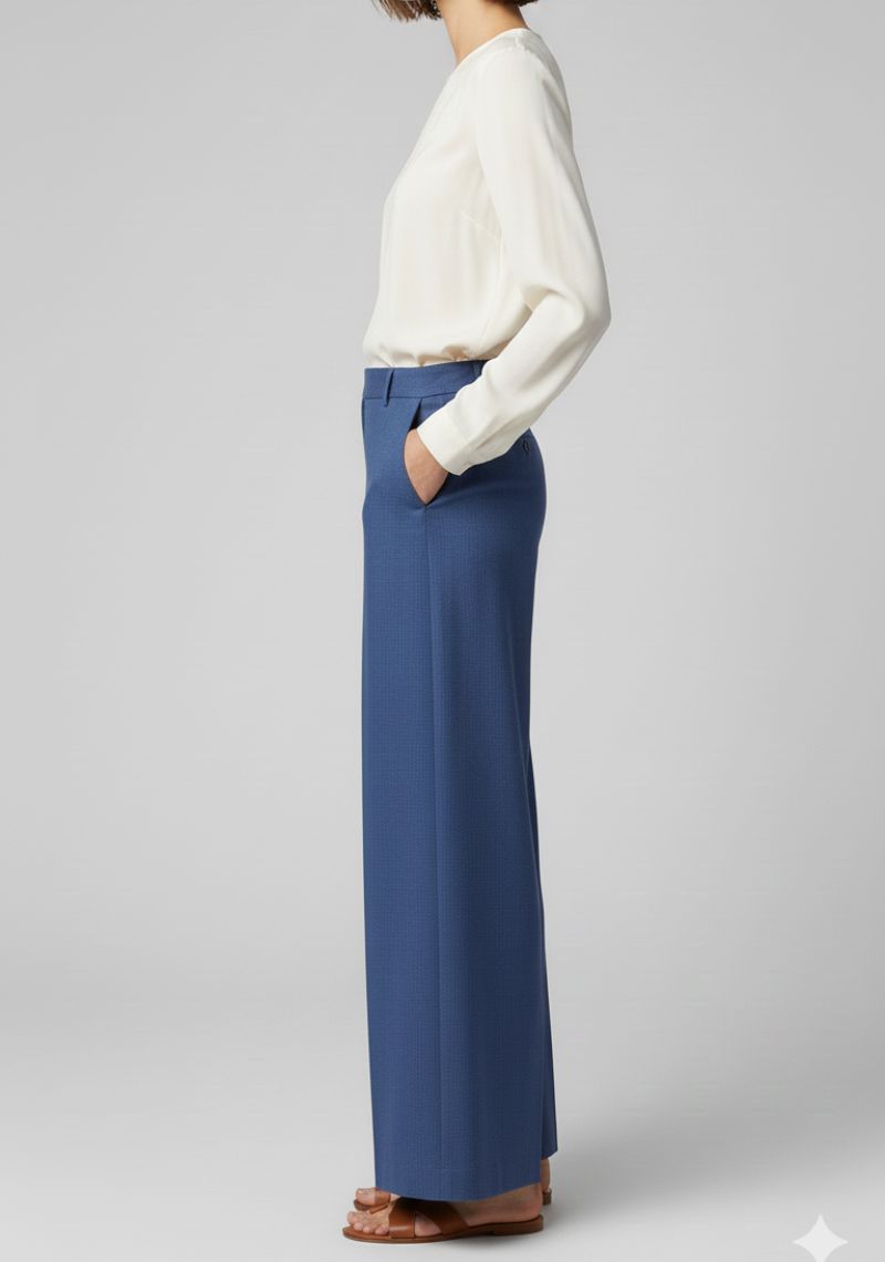 WOMENS PALAZZO - DARK BLUE 2