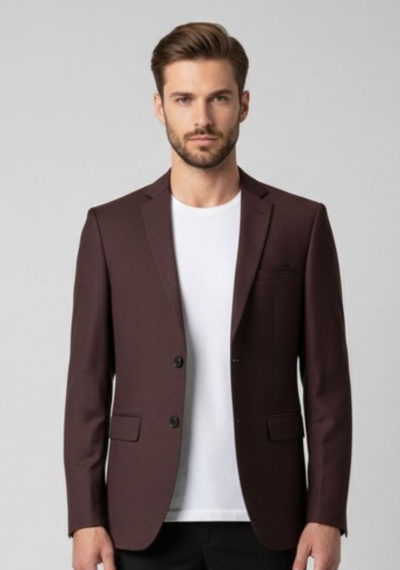 MENS BLAZER - WINE