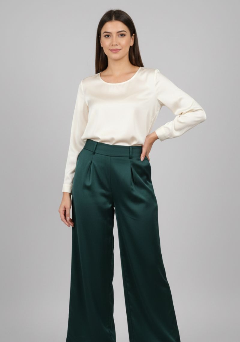 WOMENS PALAZZO - GREEN