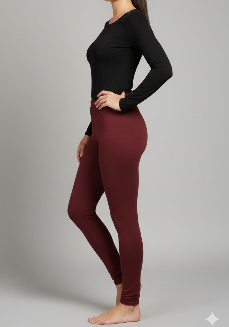 WOMENS LEGGINGS [MD] - WINE