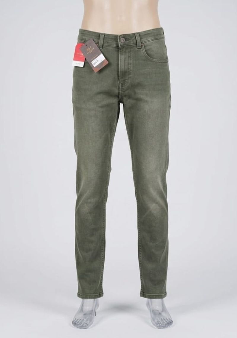 Mens Denim Pant (Smart)-Olive(ED)