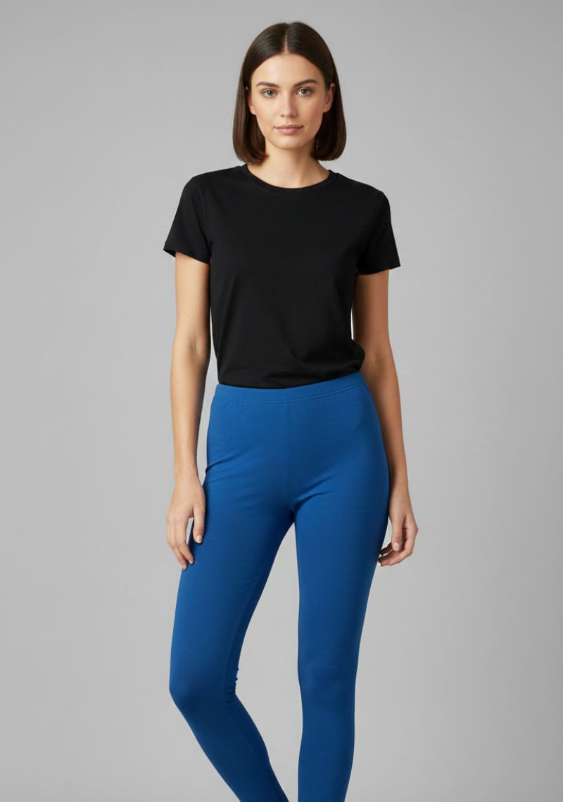WOMENS LEGGINGS [MD] - BRIGHT BLUE