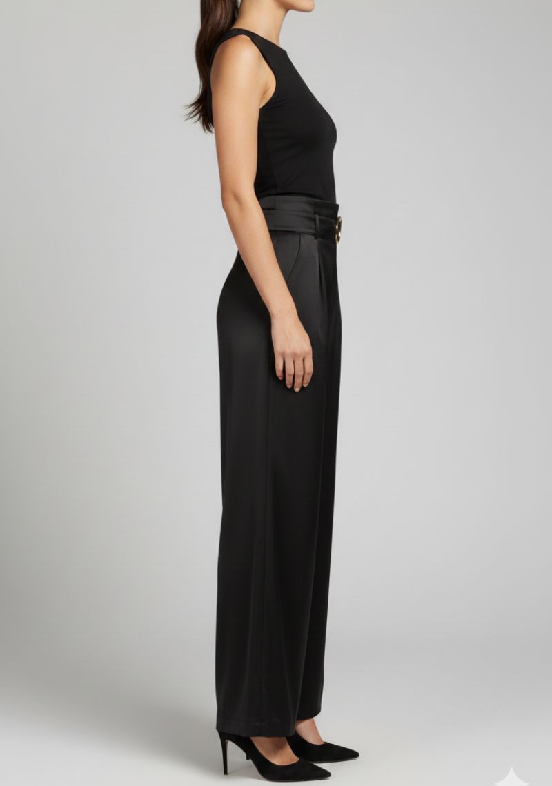 WOMENS PALAZZO - BLACK