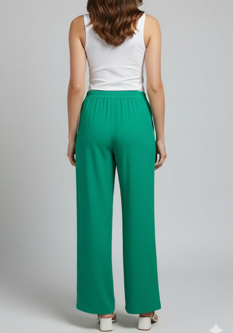 WOMENS PALAZZO - SEA GREEN