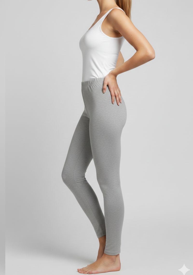 WOMENS LEGGINGS [MD] - LIGHT GREY