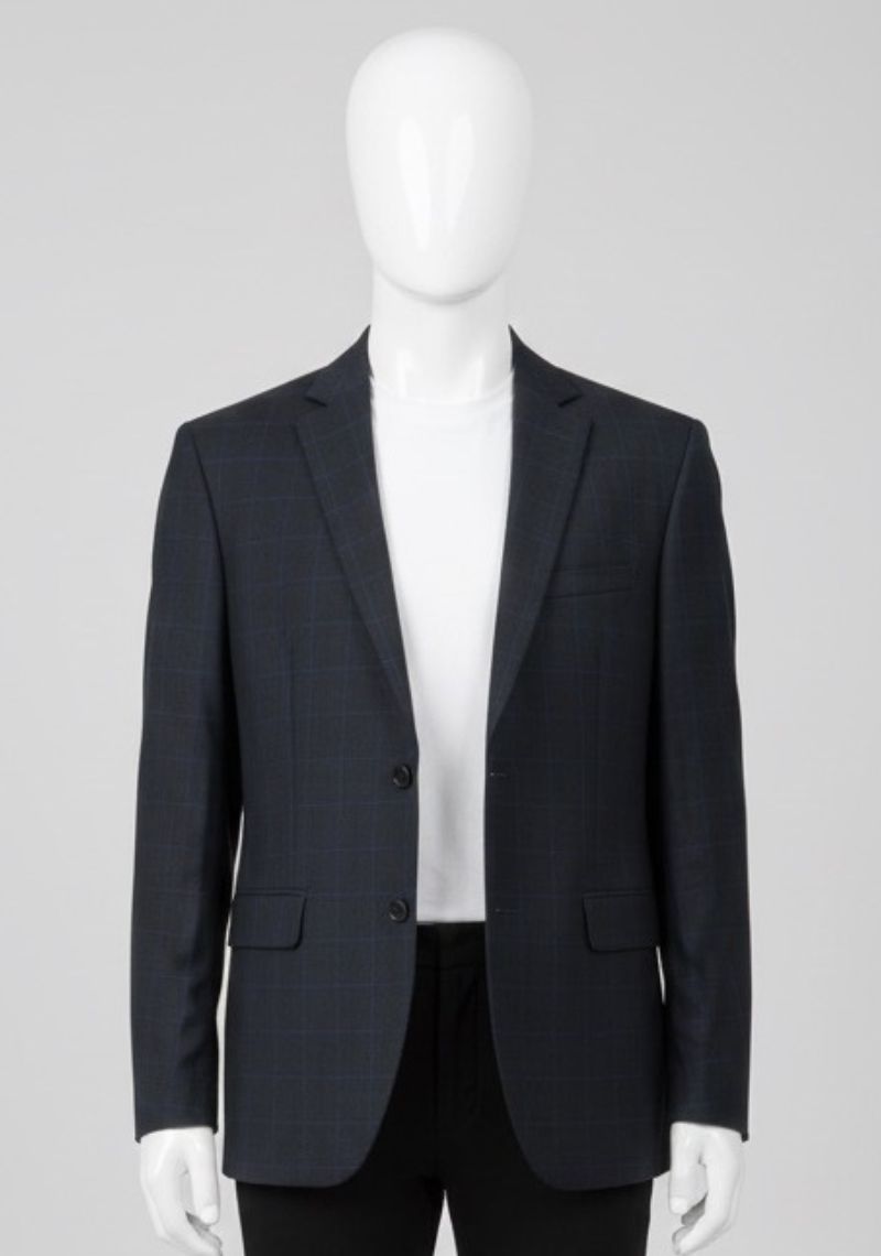 MENS BLAZER - PLAIN DARK BLUE