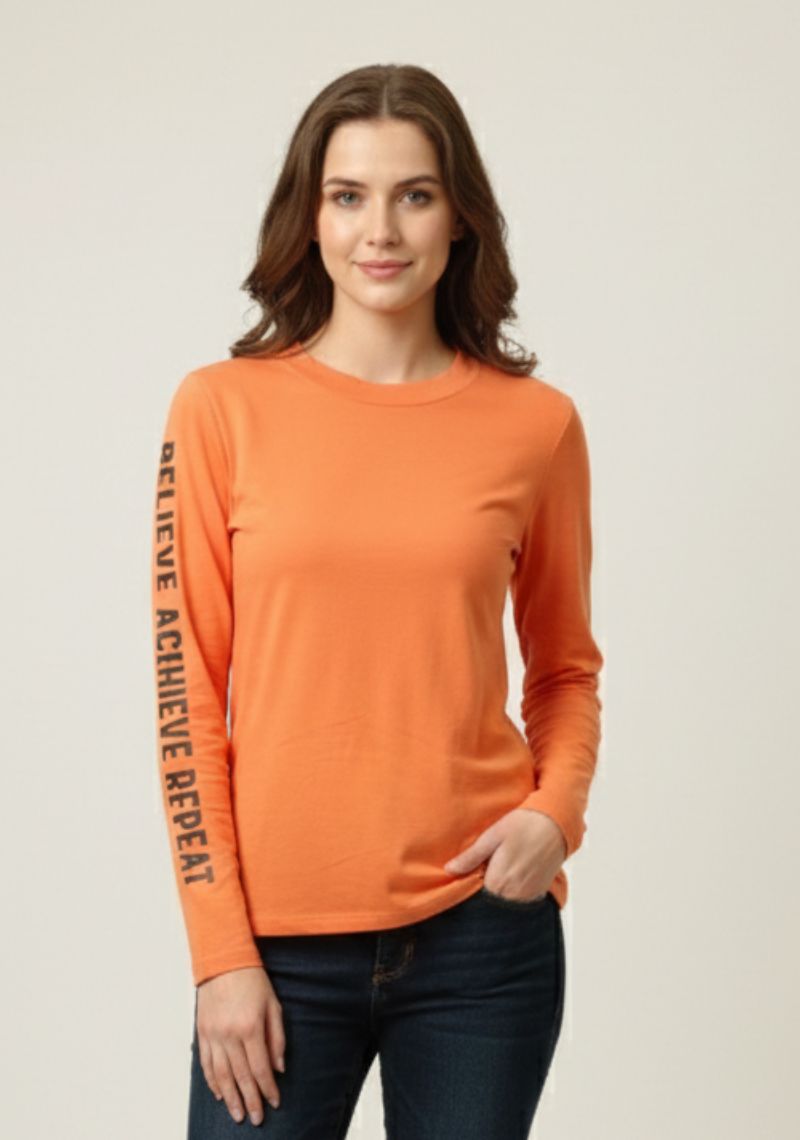 WOMENS T-SHIRT - CORAL