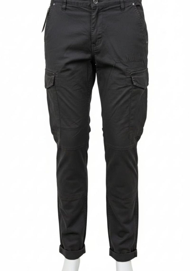 MENS CARGOS PANT BLACK-(SL)