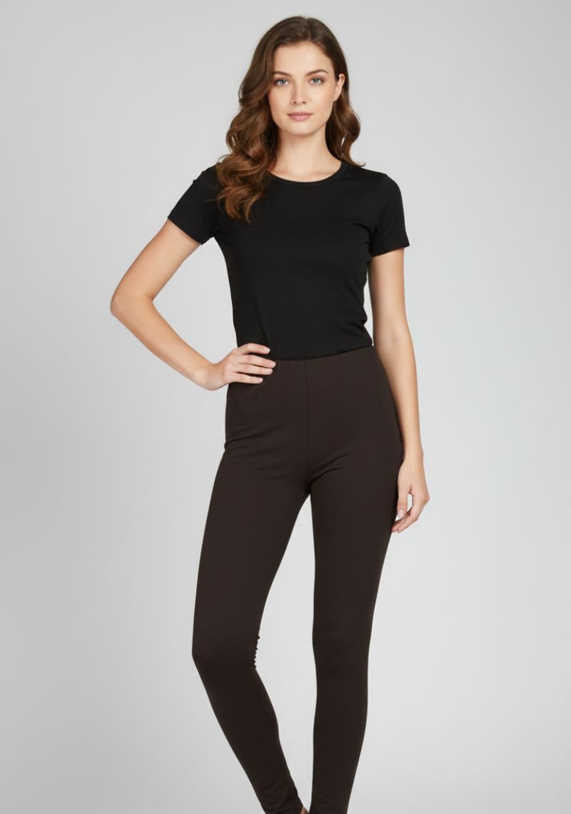 WOMENS LEGGINGS [MD] - KHAKI