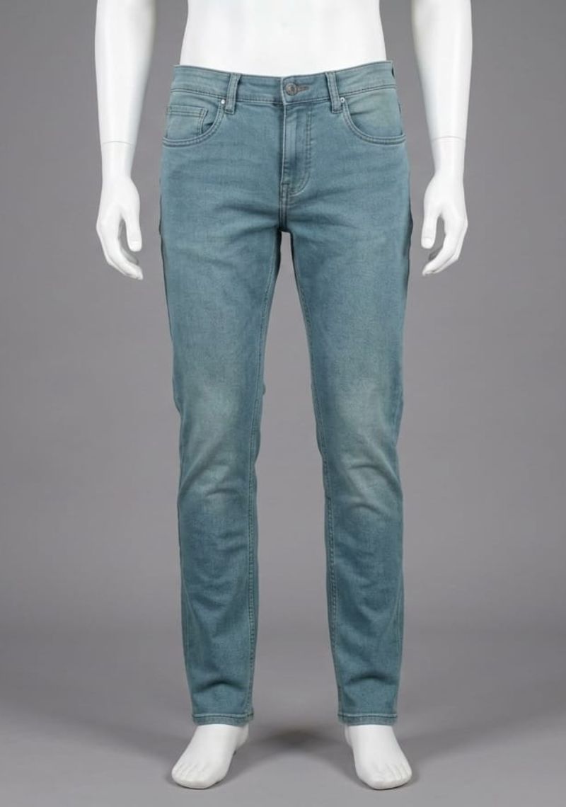 Mens Denim Pant(Slim Fit)-Warm  Green (ED)