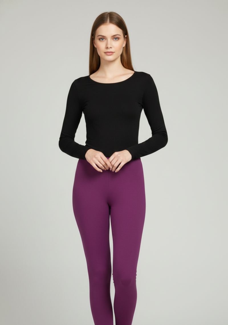 WOMENS LEGGINGS [MD] - DARK VOILET