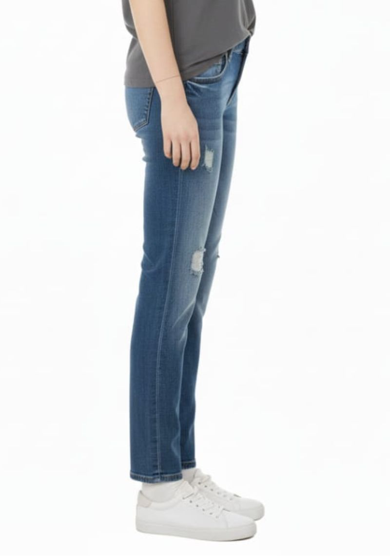 WOMEN JEAN (SL)-BLUE TONED