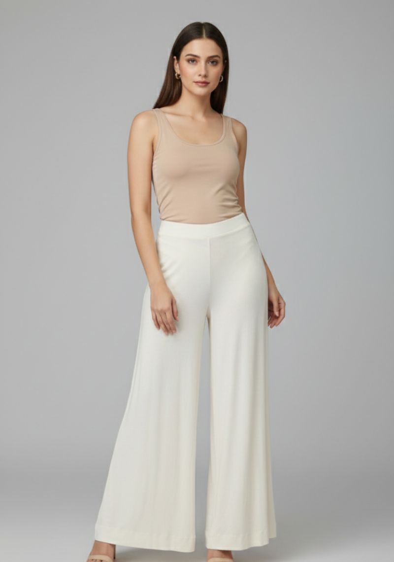 WOMENS PALAZZO - SNOW [ WHITE ]