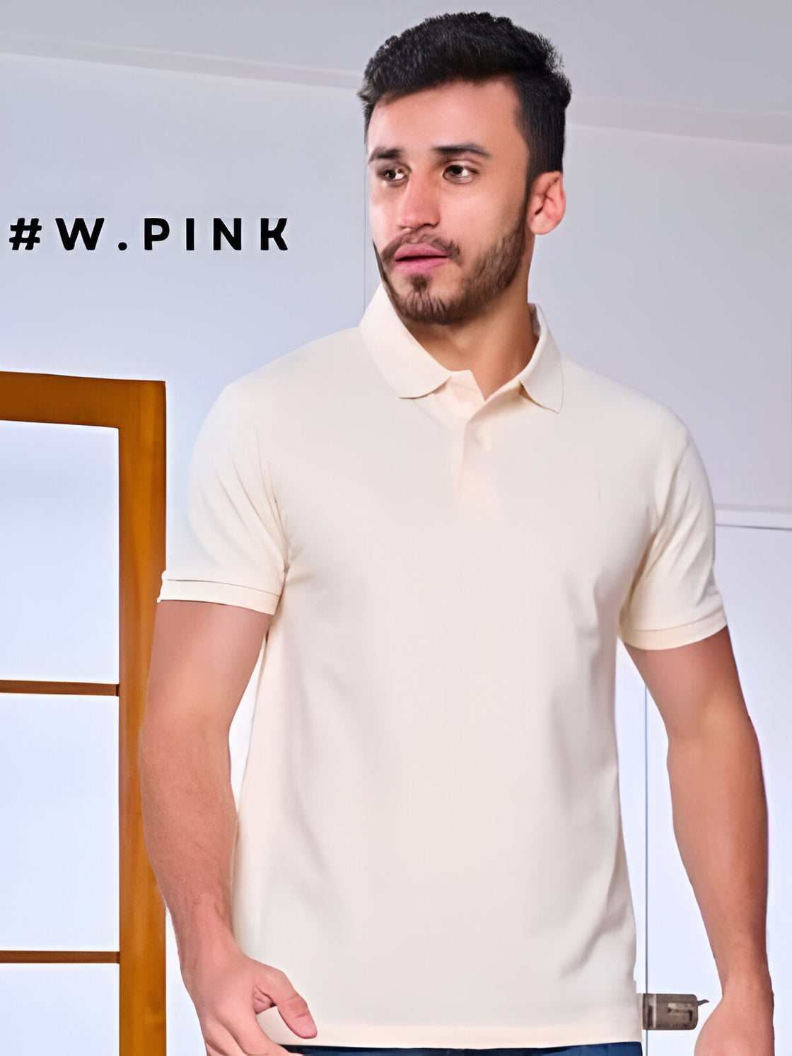 Light pink - cotton pique lycrra fabric