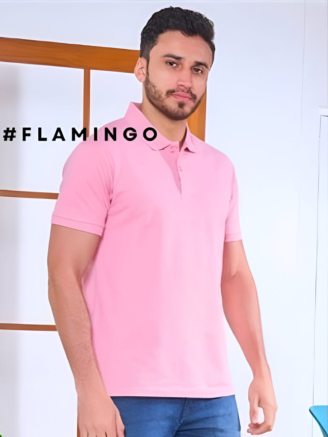 Pink - cotton pique lycrra fabric