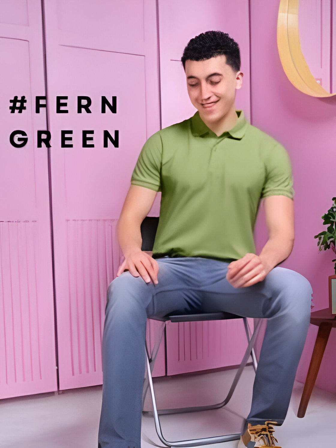 Dark green -cotton pique lycrra fabric