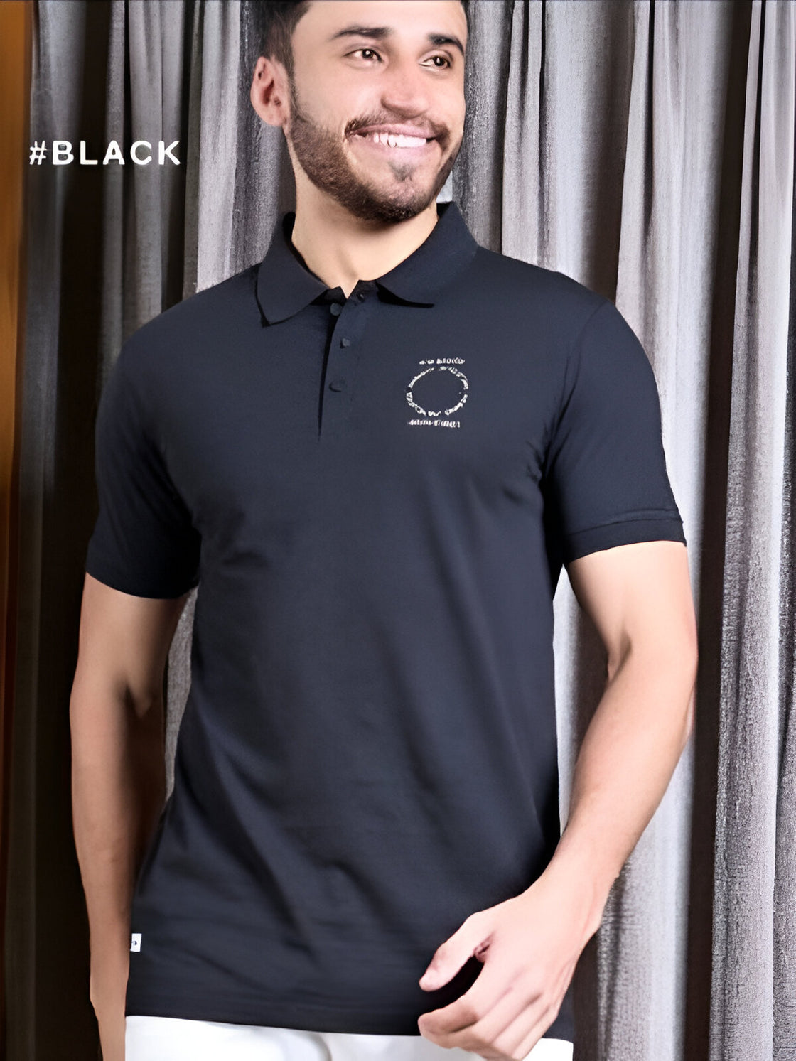 Black - cotton blended fabric