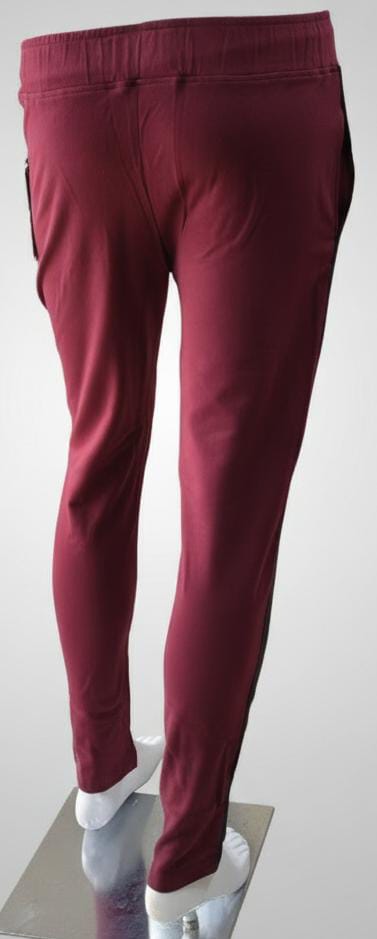 ACTIMAXX TRACK PANT-S-[MAROON]