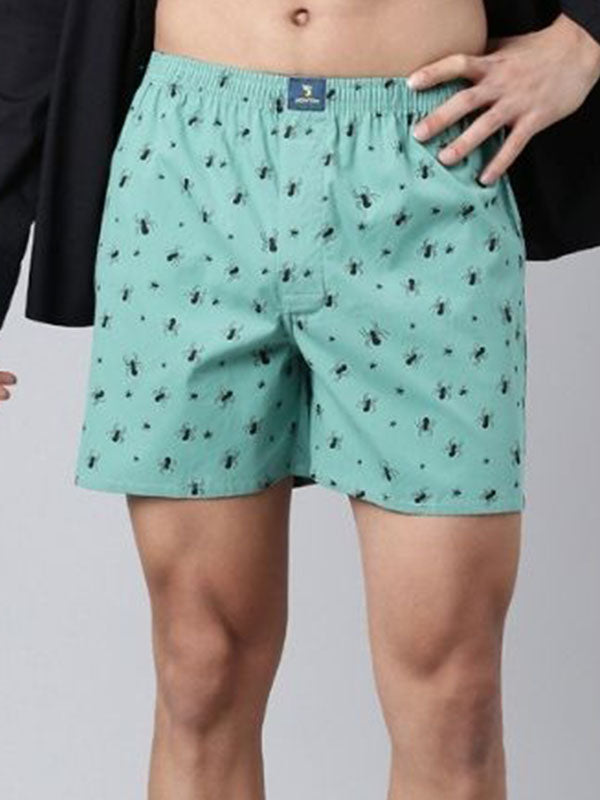 100% Printed Cotton Fabric Boxers