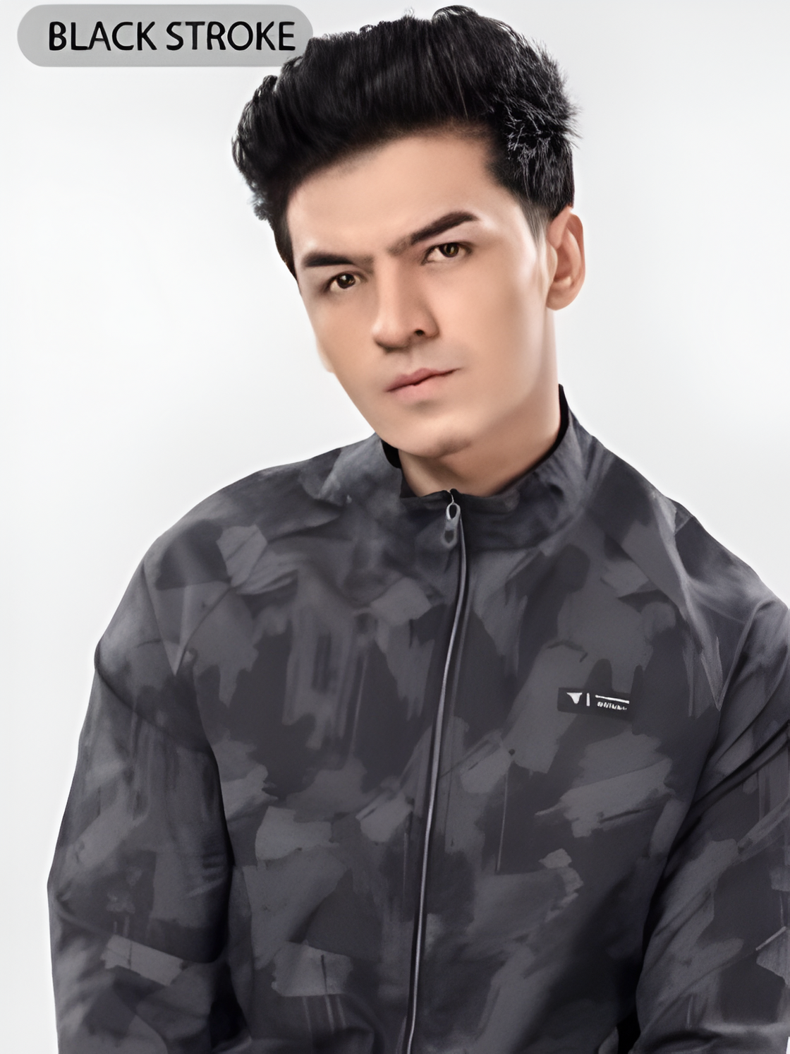 Woven all over printed jacket