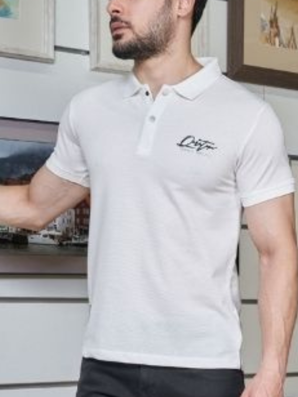 White - superior dot knit fabric