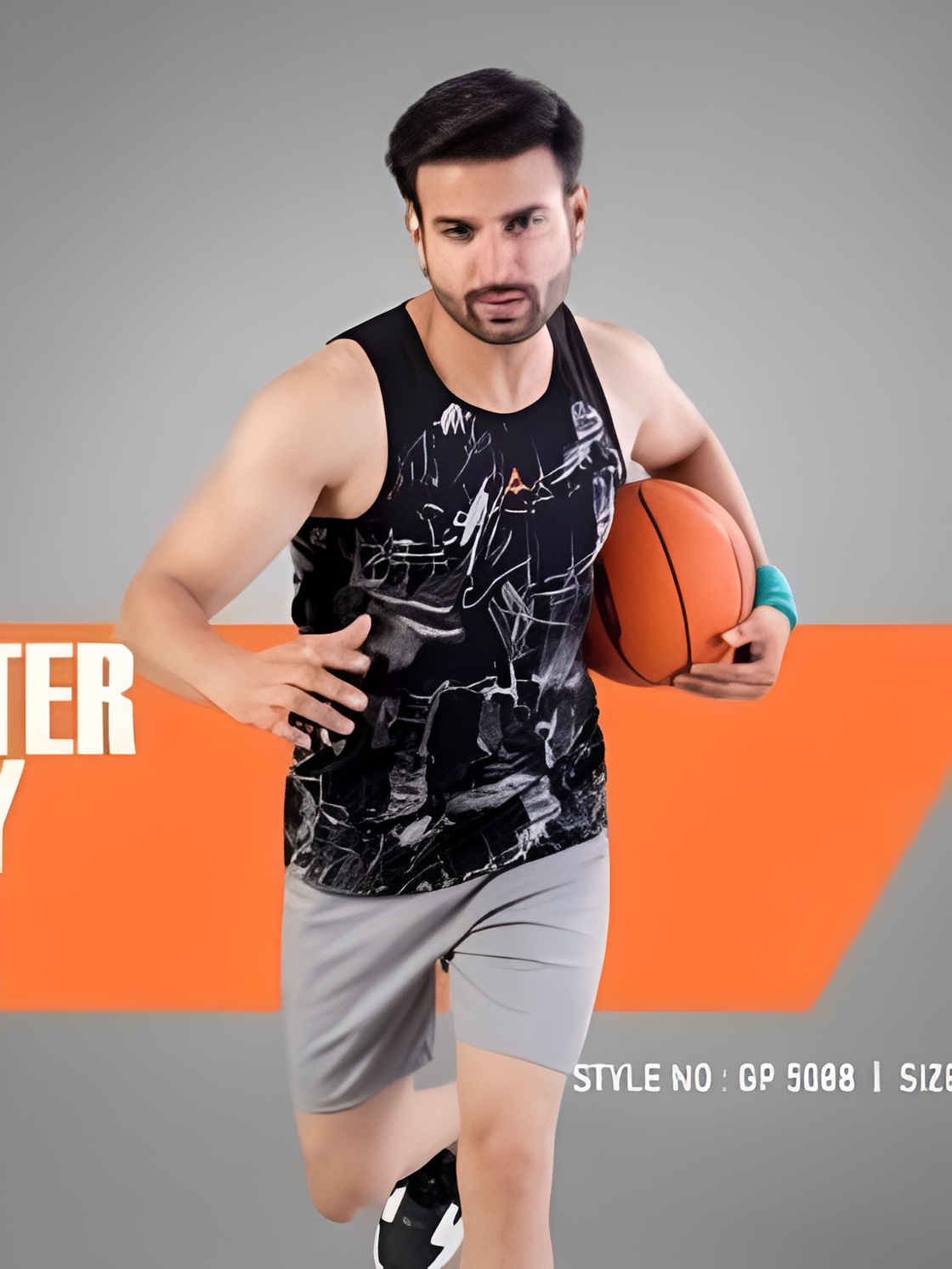 Black -  micro polyester fabric vest