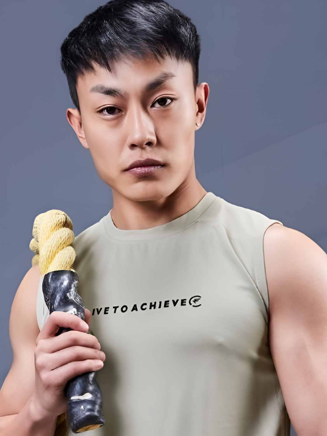 Brown - micro dot knit vest