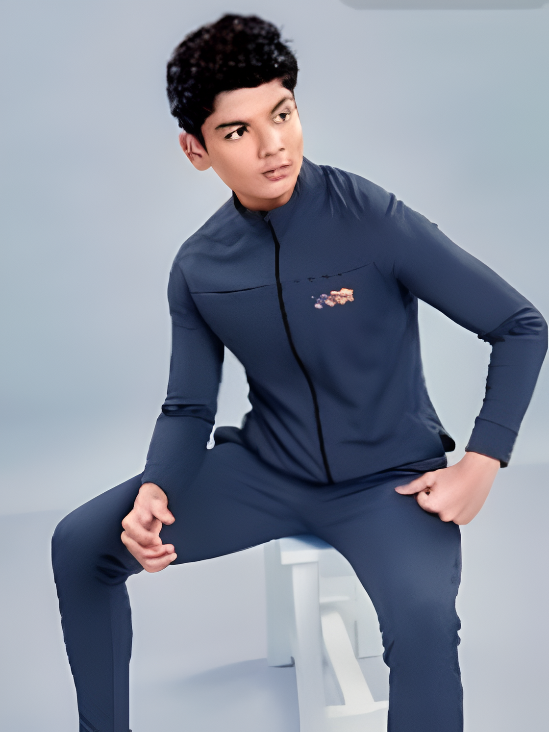 Heavy micro polyester jacket