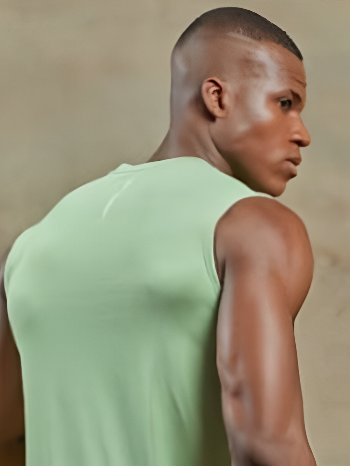 multi colour -Micro dot kint vest