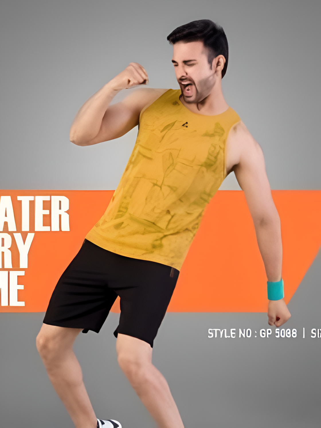 Yellow -  micro polyester fabric vest