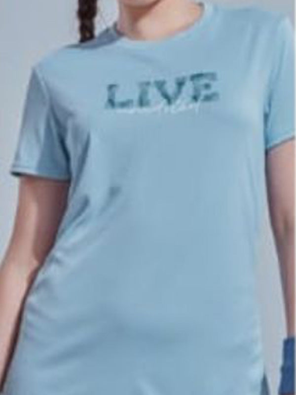 Womens T-shirt Round-Neck