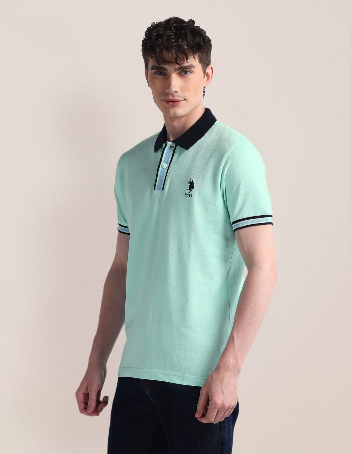 US POLO T SHIRTS (GREEN)