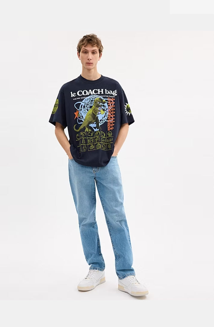 T SHIRT COACH (NAVY)