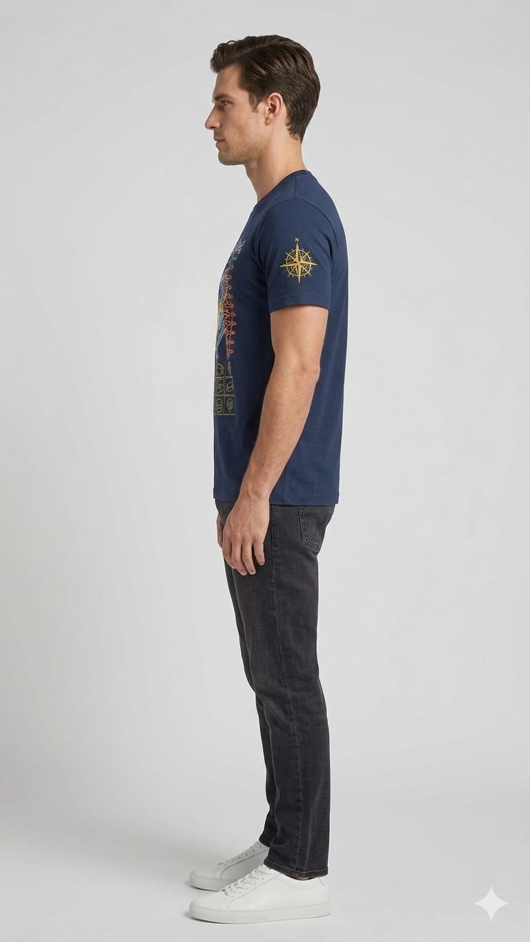 T SHIRT COACH (NAVY)