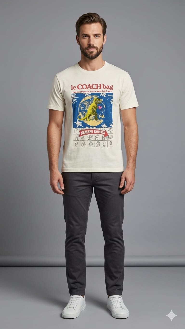 T SHIRT COACH (WHITE)