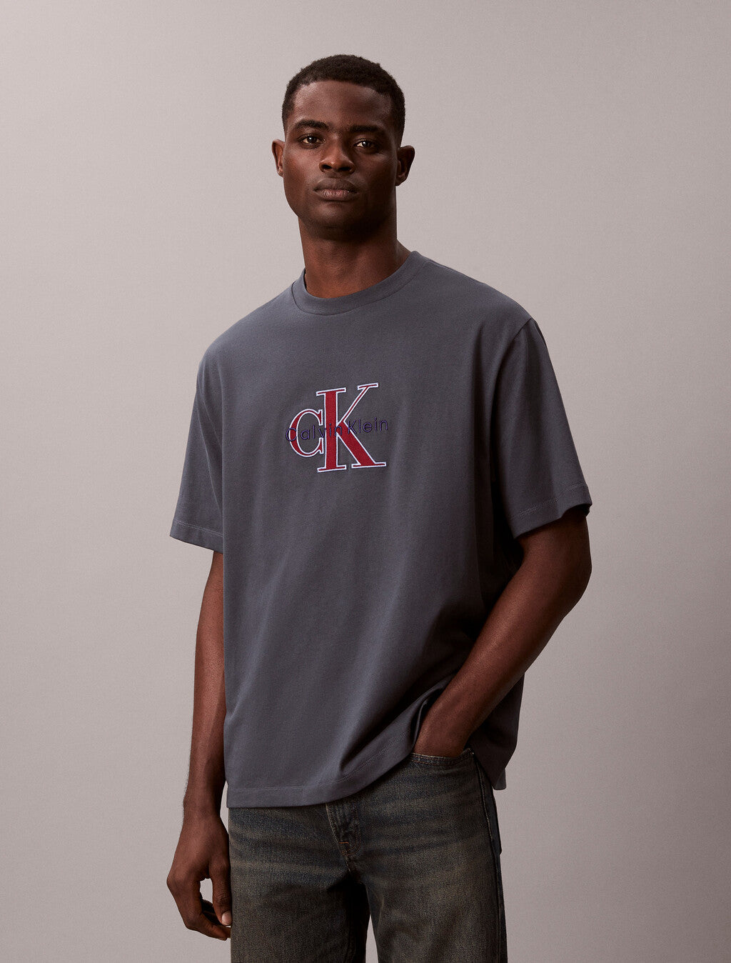 T SHIRTS CK (GREY)