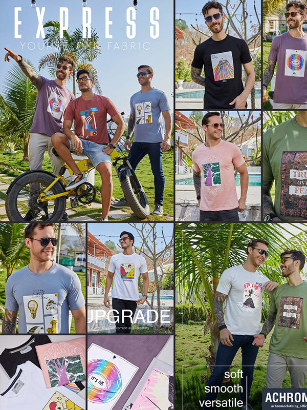 Mens Cotton Nit Fabric T-Shirt