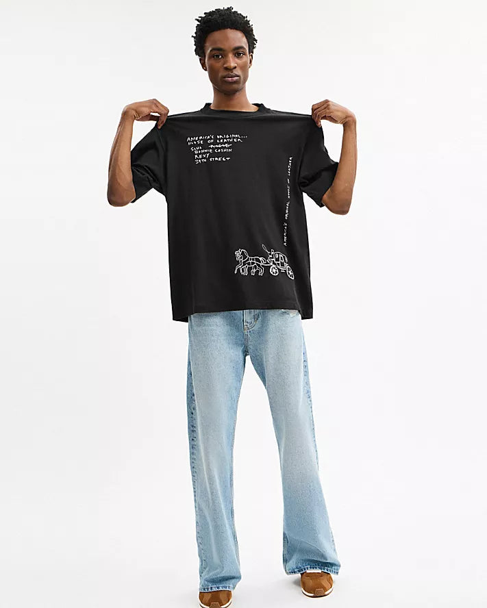 T SHIRT COACH (BLACK)