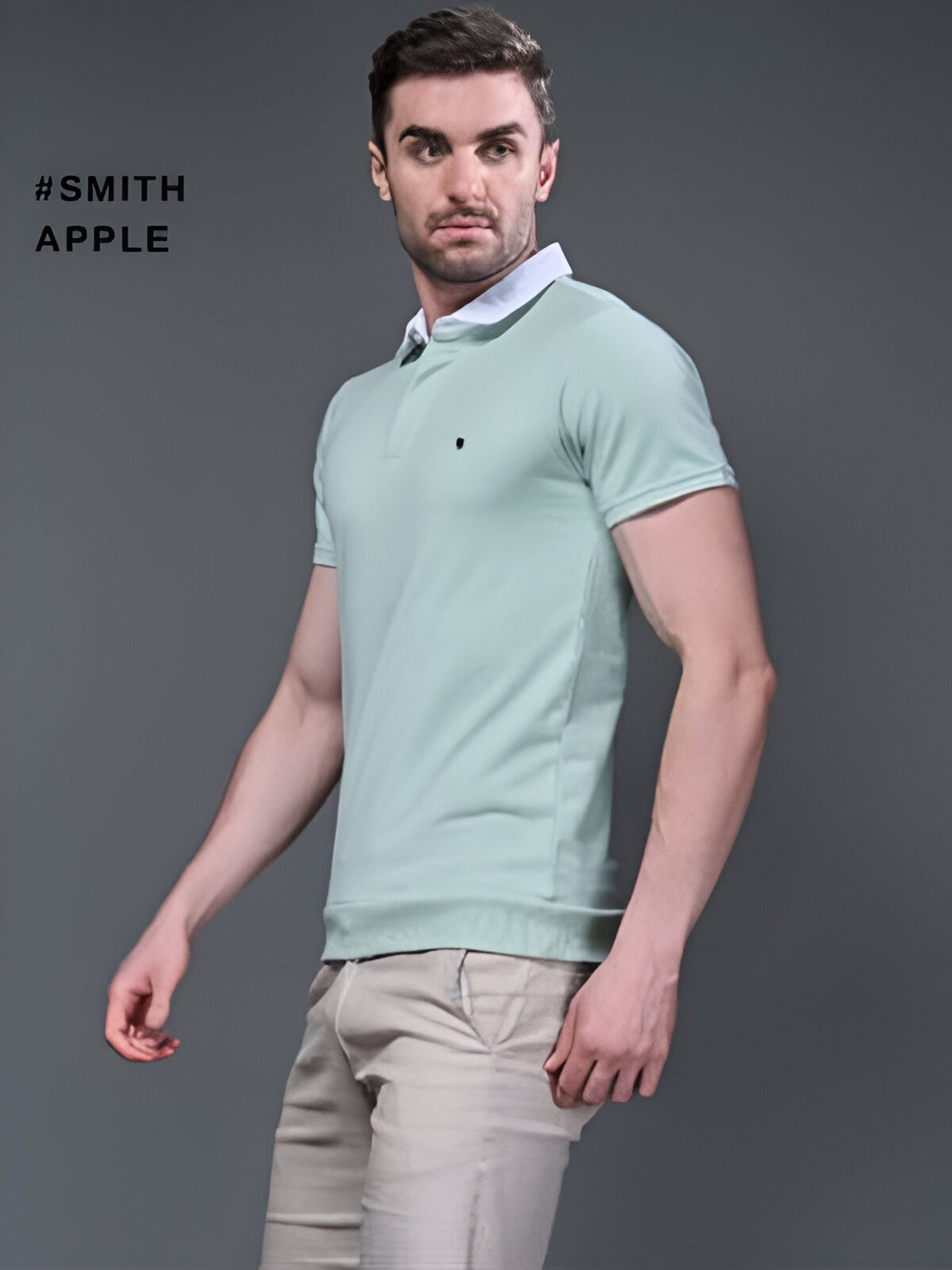 Light green - cotton looper fabric